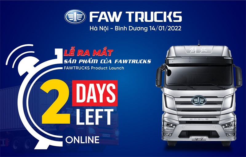 faw truck countdown 2 days