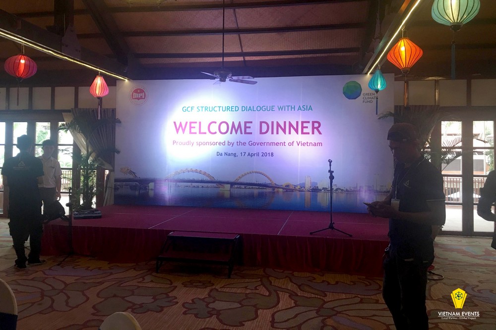 gala dinner for GCF STRUCTURED DIALOGUE WITH ASIA on the evening of April 17, 1818 in danang, vietnam