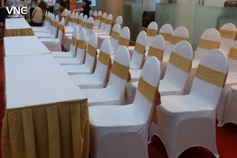 Plastic tables and chairs for large and small events