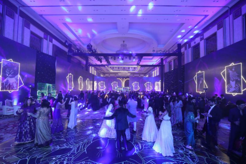 Sangeet party was a part of the wedding ceremony