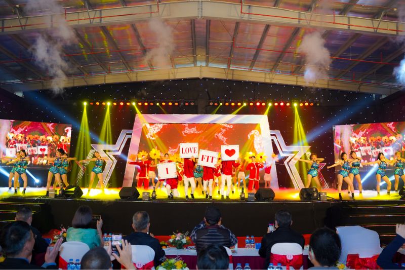 Company employees delivered appealing performances at the event