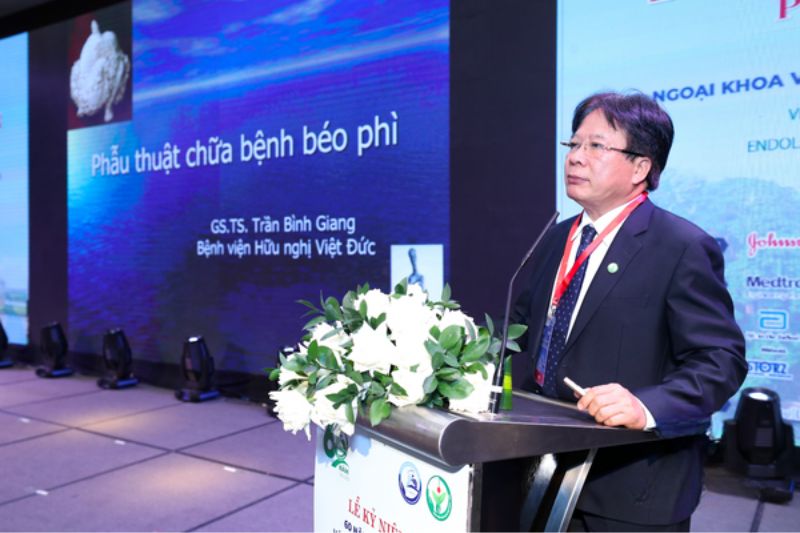 Prof. Ph.D, Dr. Tran Binh Giang  - The president of VASEL gave a speech at the event