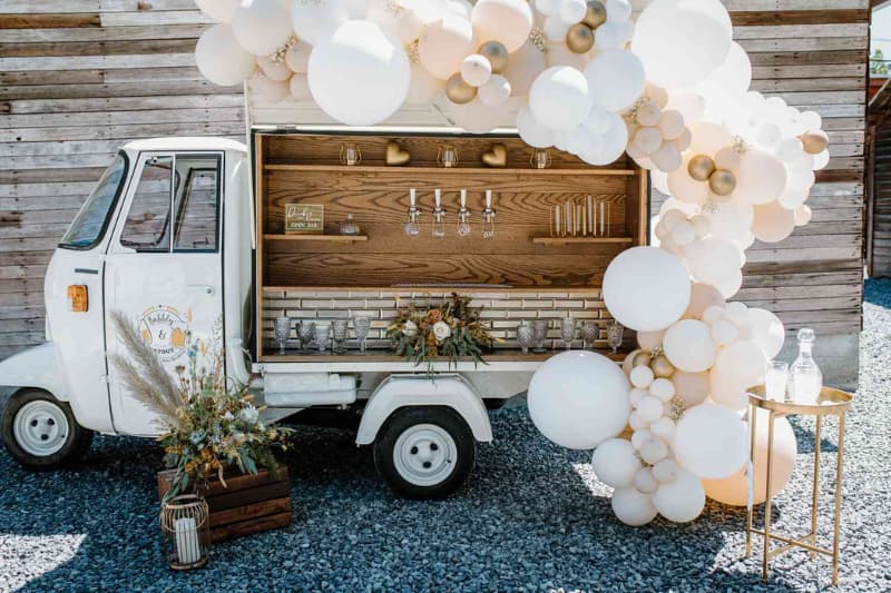 Wedding Welcome Cocktail Party Cart